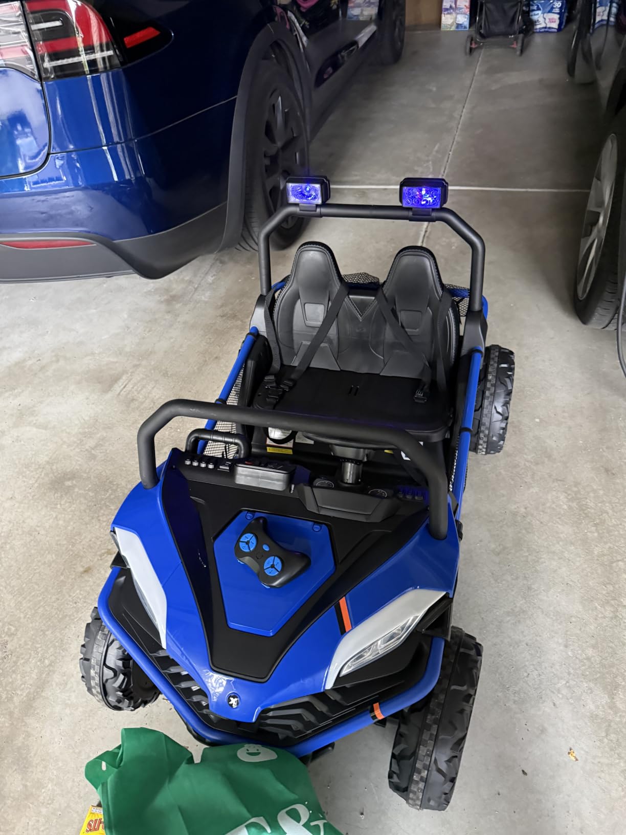ELEMARA 24V Ride on Car for Kids, 2 Seater XL 20