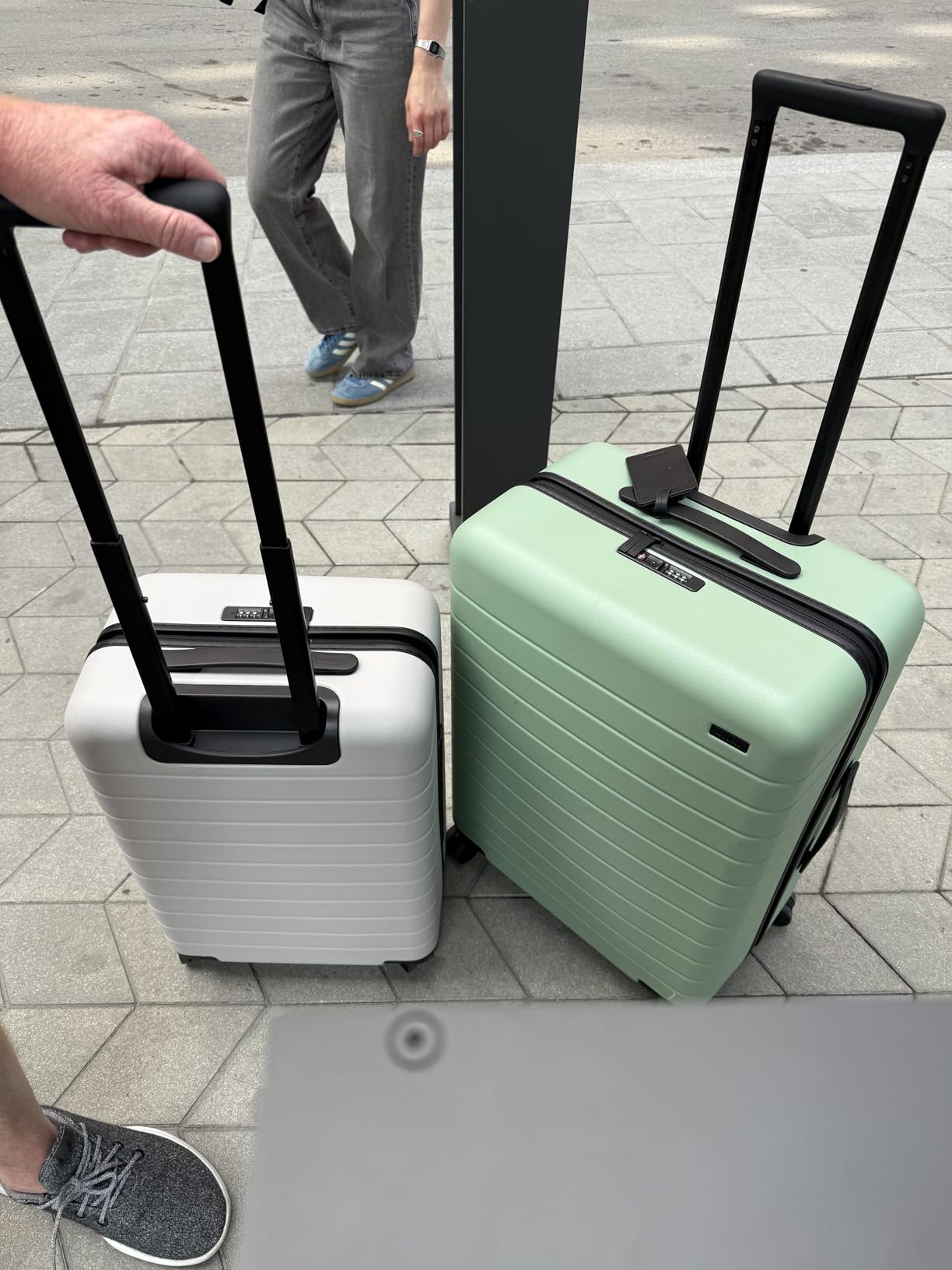 Away Trunk Checked Luggage, 31-inch Lightweight Hardside Spinner Suitcase customer photo 2