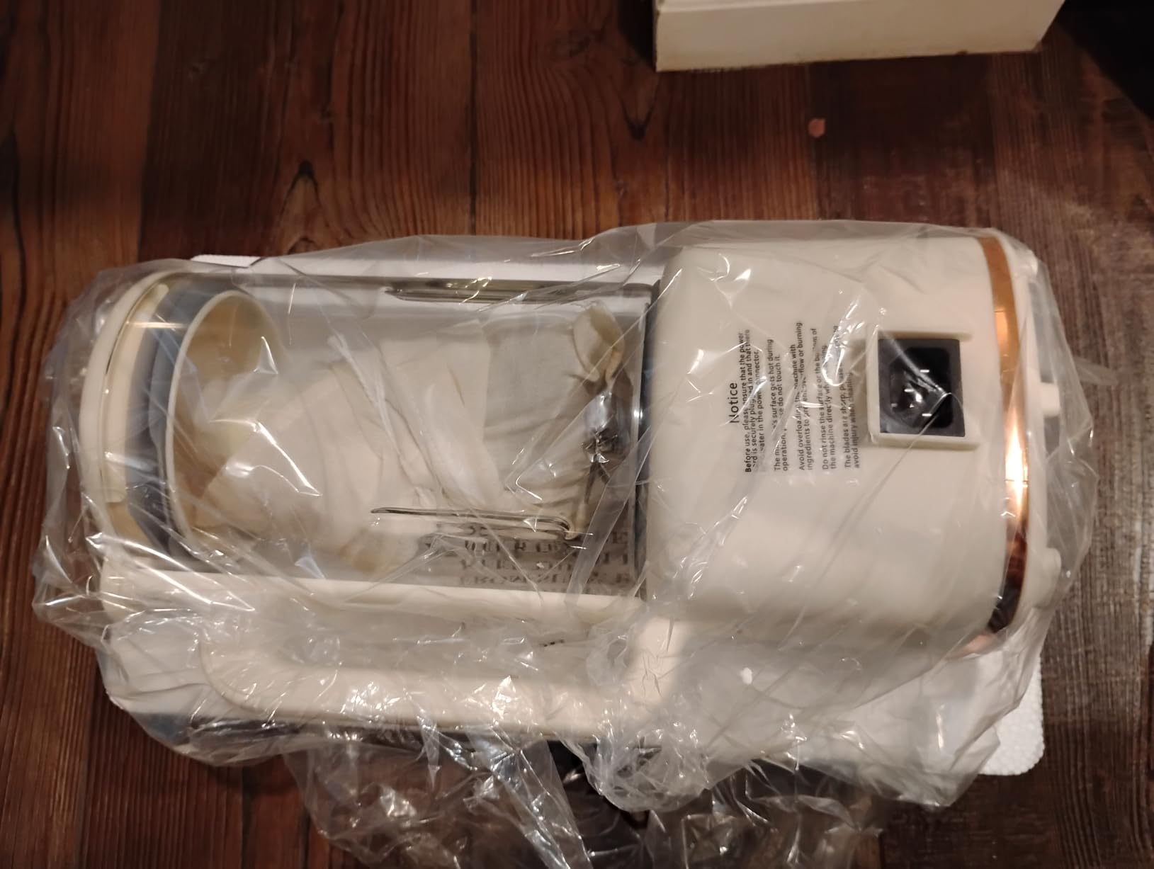 10 in 1 Nut Milk Maker Machine, 55oz Automatic Soy Milk Maker Blender, Homemade Soy Milk, Almond Milk, Oat Milk, Juice, Plant Based and Non Dairy Beverages (white) customer photo 1