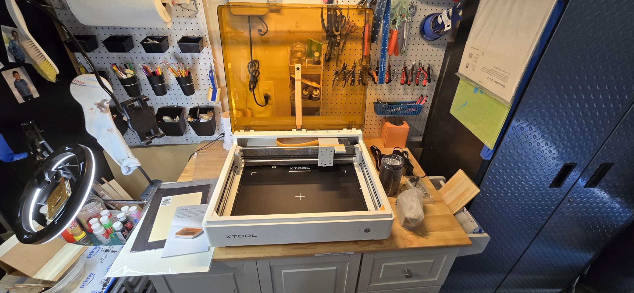 xTool M2 10W Laser Engraver, Built-in Dual Cameras, Class 1 Enclosed Safe Laser Engraving Machine for DIY Craft on Wood, Leather, Felt, Fabric, Paper customer photo 1