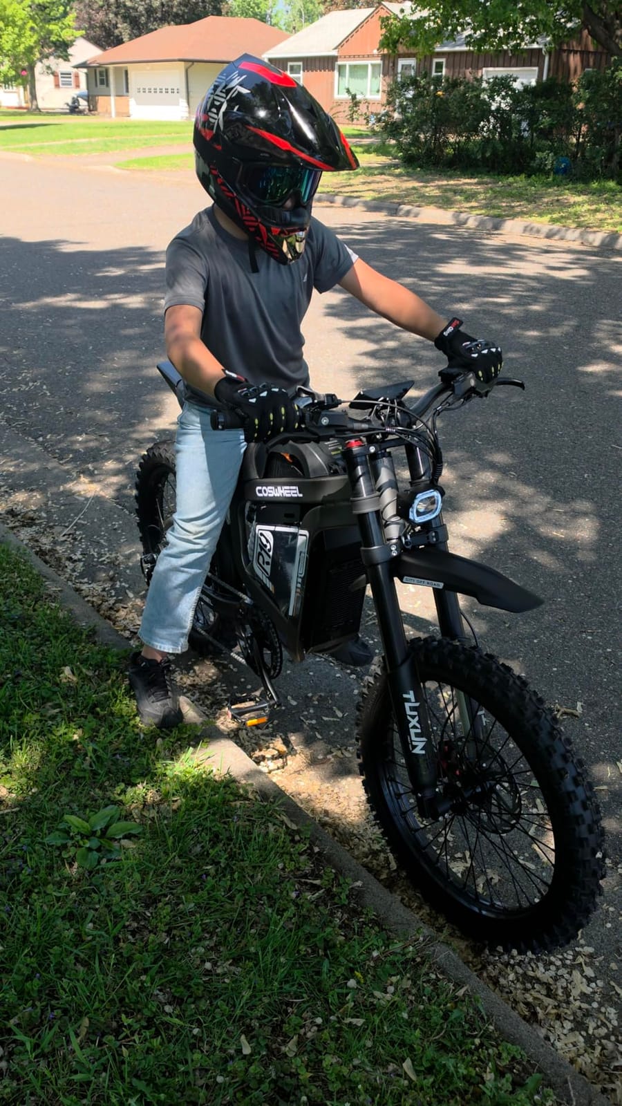 COSWHEEL R19 Electric Dirt Bike, 9000W Peak Motor Electric Motorcycle | 60MPH,72V 40Ah Battery ,19