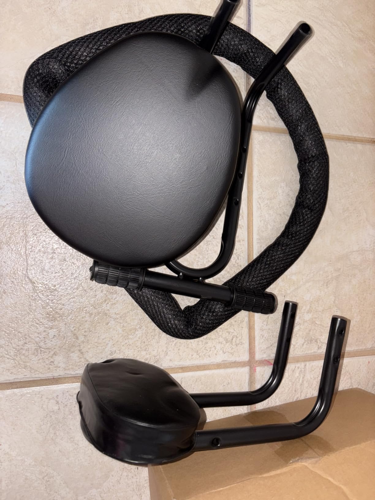 Toddler Bike Seat Front Mounted, Child Bicycle Saddle for Adult Bike, Kids Bike Seats for Mountain/Road/Cruiser Bikes, Kid Front Carrier, Full Guardrail, Safe & Comfortable for Baby 1-4 Yrs, Max Load 55lbs customer photo 1