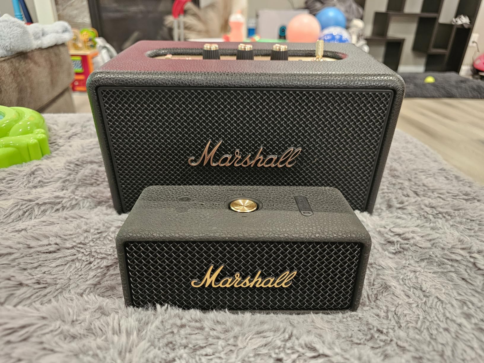 Marshall Emberton III Portable Bluetooth Speaker - Rugged Waterproof/Dust-Proof Design | Loud Stereo Sound, Deep Bass | Compact and Wireless for Travel and Outdoors - Black and Silver customer photo 2