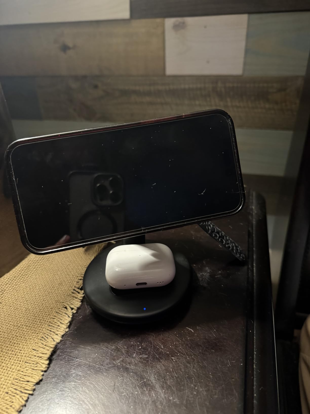 3 in 1 Magnetic Wireless Charger Stand for iPhone Apple Watch AirPods customer photo 1