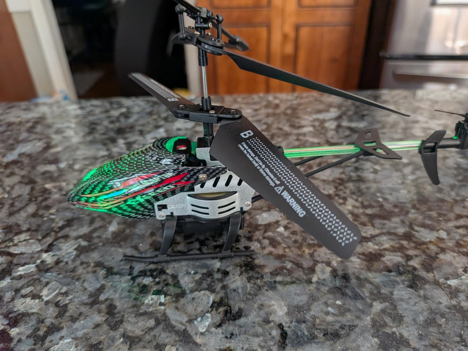 RC Helicopter, Remote Control Helicopter for Kids with 45 Mins Flight Time (3 Batteries), One-Key Take-Off/Landing, 7-Color LED Lights, Ideal Flying Toys for Beginners, Great Gift Choice customer photo 2