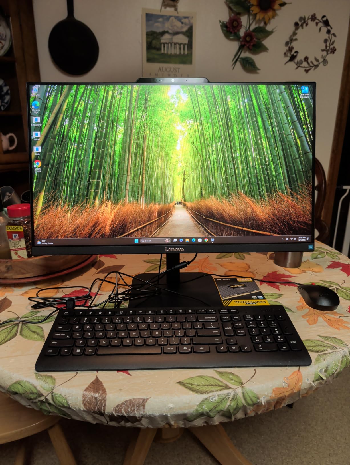 Lenovo IdeaCentre All-in-One Desktop Computer, 8GB RAM 512GB SSD | Intel 4-Core Processor, 24