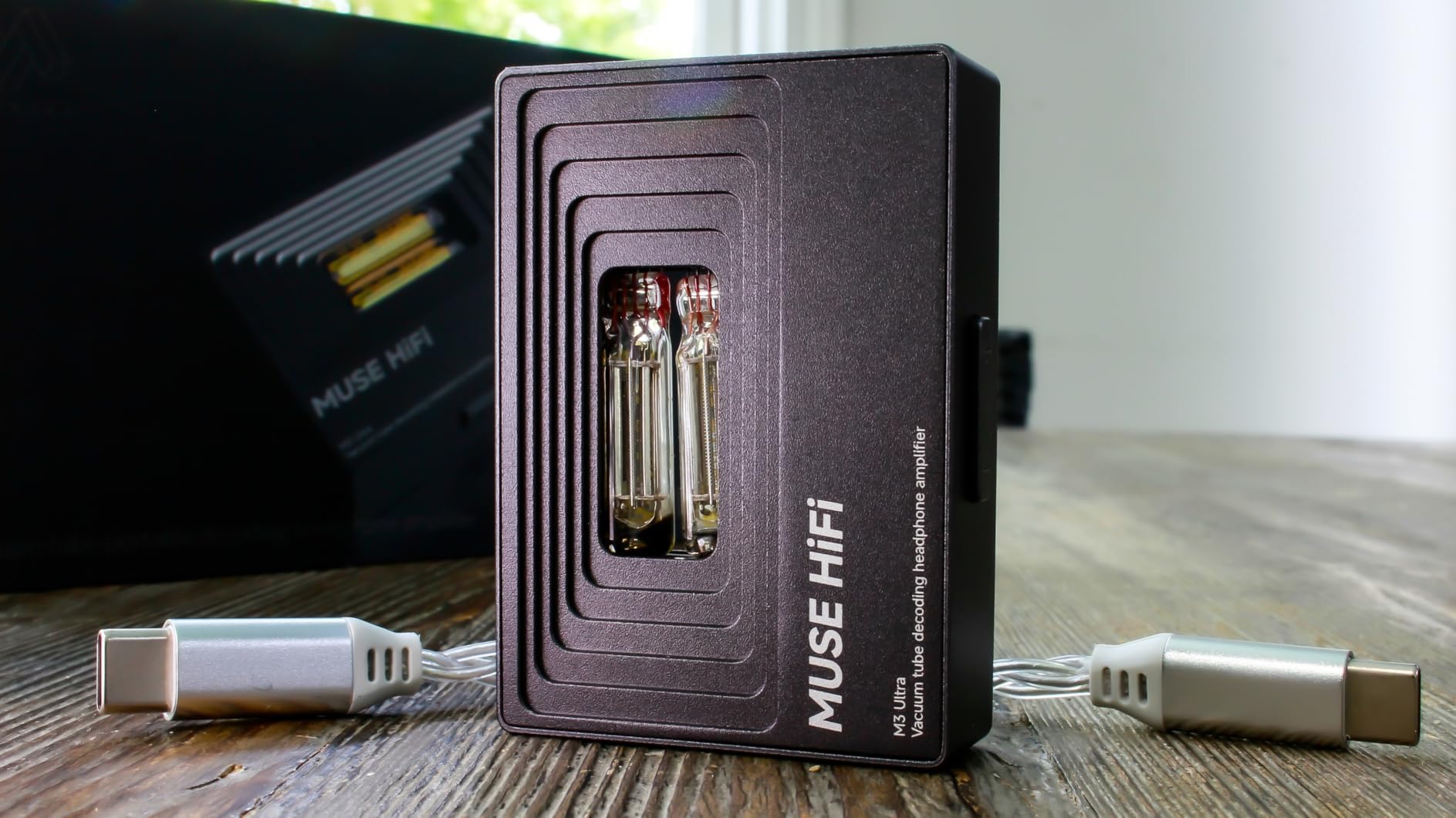 HiFiGo MUSEHiFi M3 Ultra Portable Tube DAC Amp with JAN6418 Vacuum Tube, 460mW/480mW Balanced Output, USB C Dongle DAC for IEMs & Headphones, Amplifier for Phone/PC/Mac customer photo 1