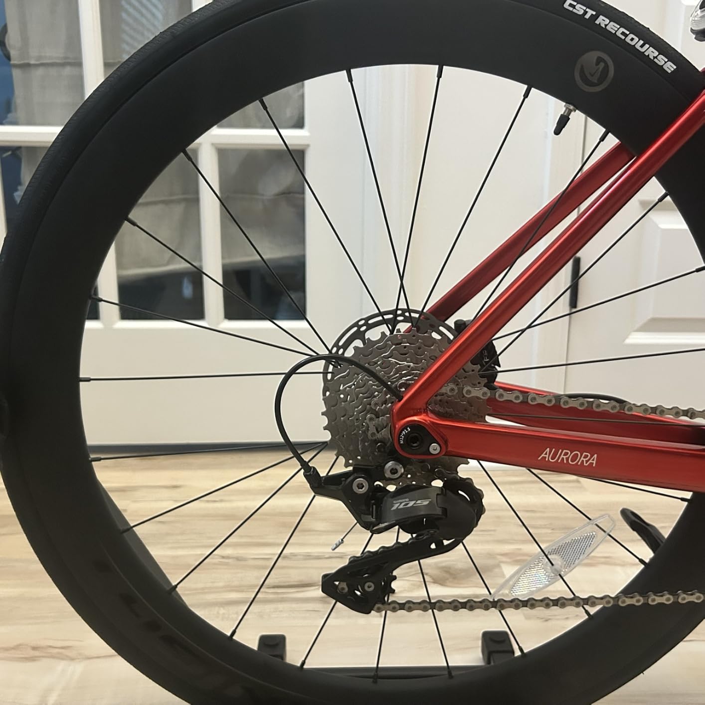 Full Carbon Racing Bike A7L Pro 2026 - Carbon Frame & Wheelset, with Shimano R7120 24-Speed, Hydraulic Disc Brakes, 90% Pre-Assembled customer photo 2