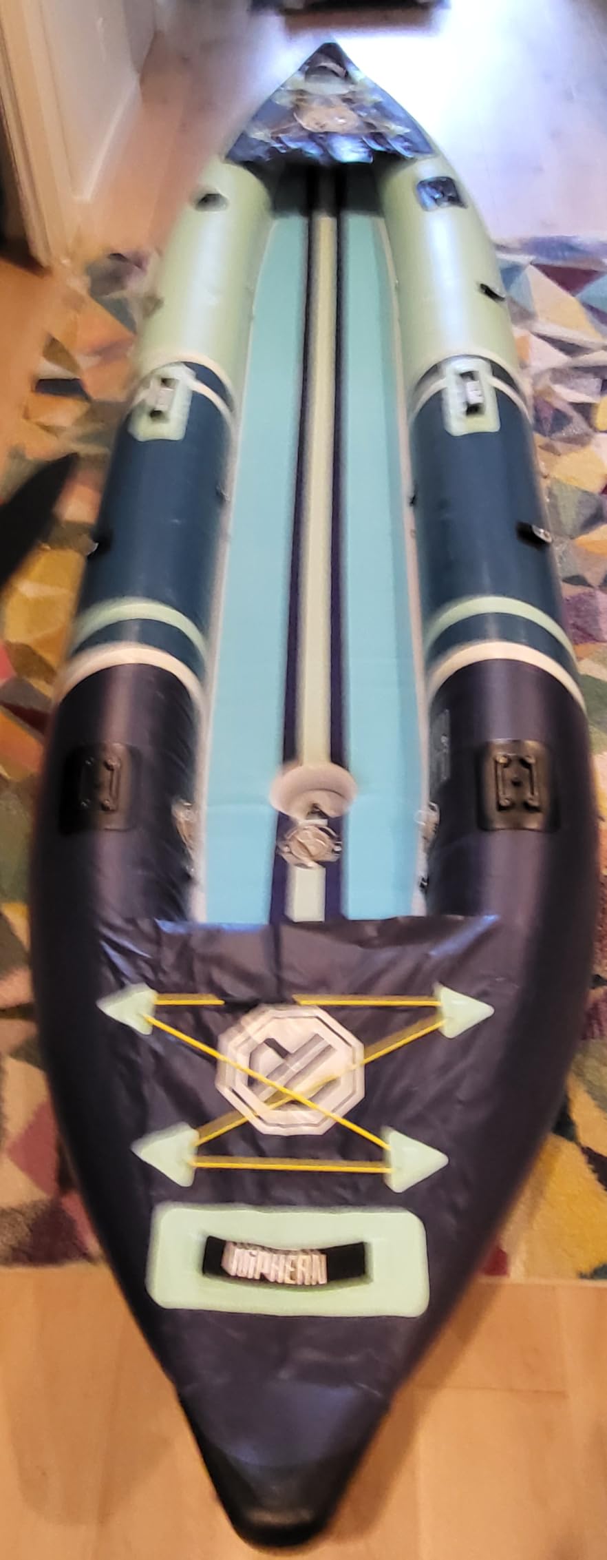 Niphean Inflatable Kayak 2 Person, 12'6