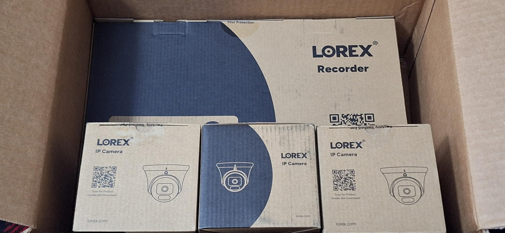 Lorex Connect (New App) U-Series 8Ch 4K NVR System with 3 Dome 4K Cameras, U25 PoE Cameras, 2TB HDD, Listen-In Audio, Lights Deterrence, Color Night Vision, Smart AI Detections, IP67 customer photo 2