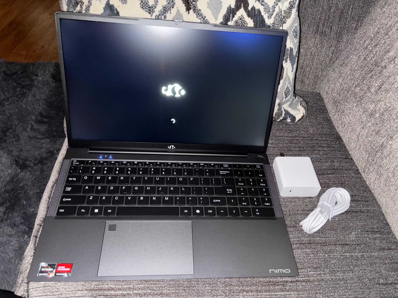 NIMO 15.6 AI Creator Laptop, 6 Core AMD R5-6600H 16GB RAM 512GB SSD FHD IPS | (Beat i7 1355U up to 4.5GHz) Radeon 660M, 100W Fast PD for Video Editing, Multitasking, Light Gaming & Study 2-Yr Warranty customer photo 1