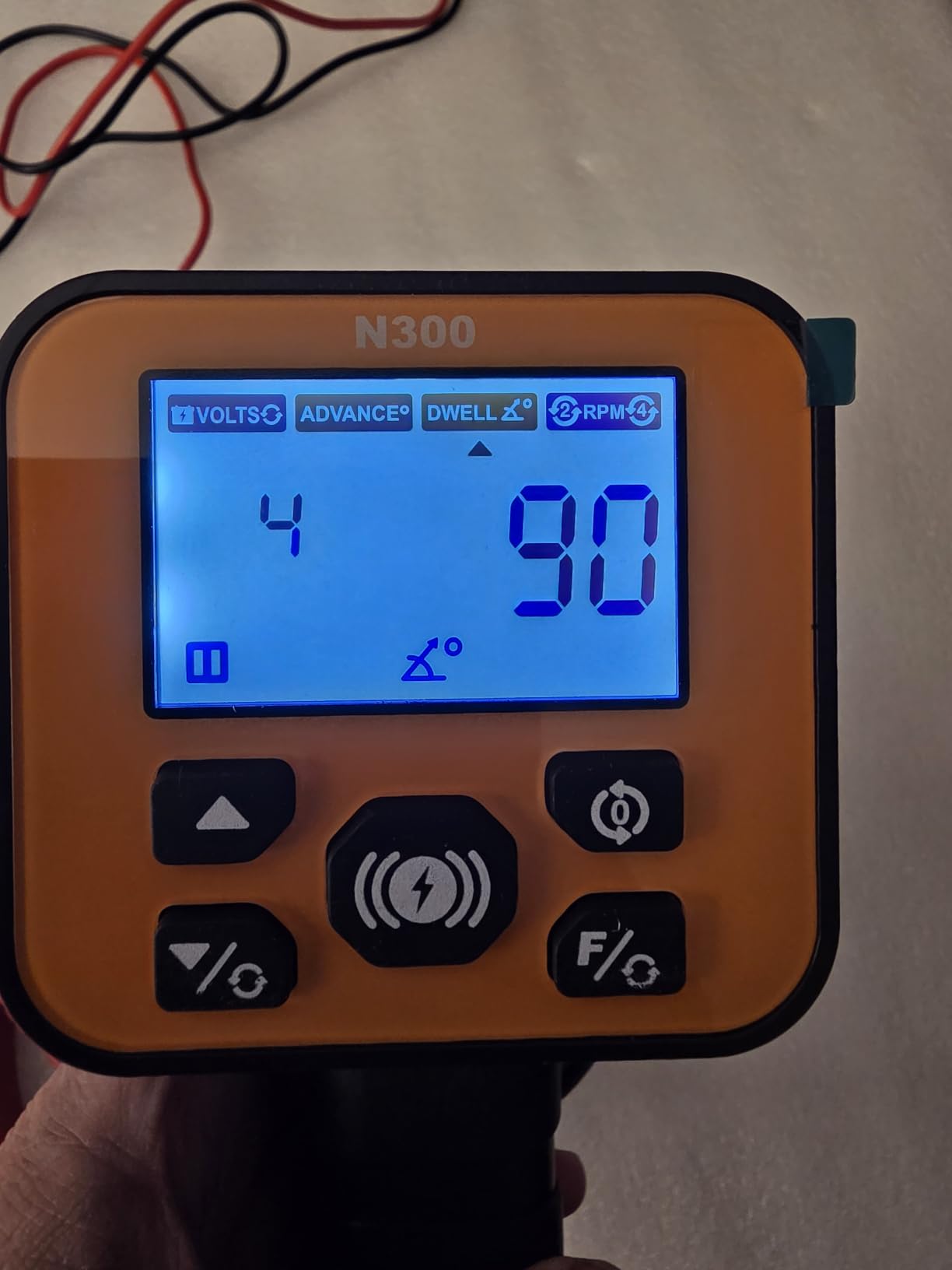 N300 Pro Digital Timing Light with Tachometer & Advance Angle | Voltage Test & Dwell Angle, 2.6