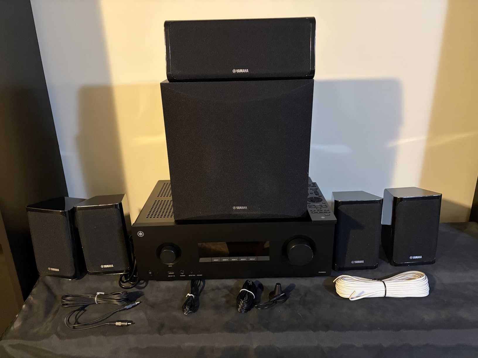 Yamaha YHT-4970U 5.1-Channel Home Theater System - Dolby Atmos 4K120 8K AV Receiver, 5 Speakers and Powered Subwoofer customer photo 2
