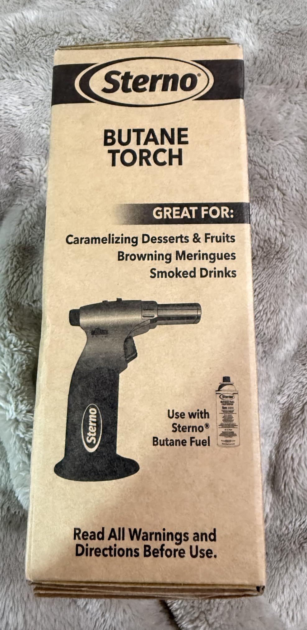 Sterno Culinary Butane Torch, Dual Flame | Adjustable flame, continuous flame lock, refillable, torch and soft flame modes, compact for front of house customer photo 2