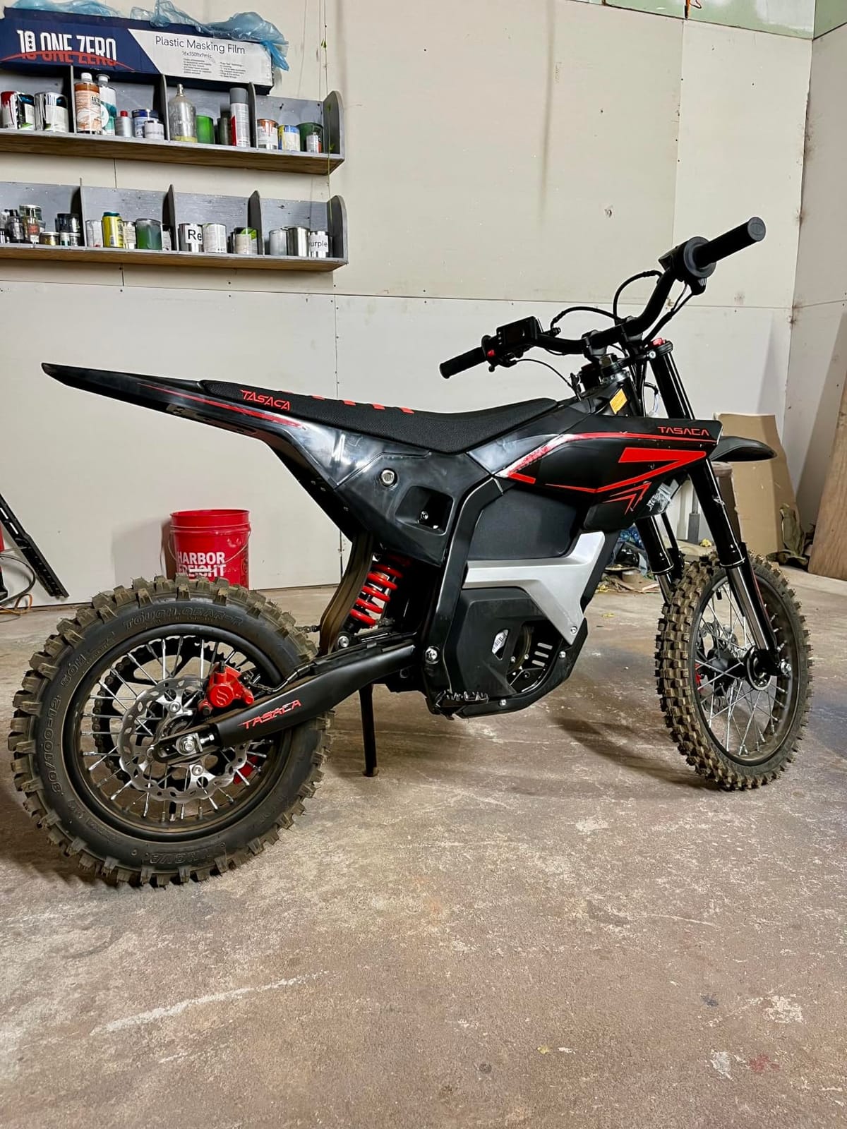 T500-V58 52+MPH Electric Dirt Bike Teens Adults | 5500W Mid-Drive Motor 276NM, 5-Gears Electric Motorcycle 52V 30Ah Removable Battery, Full Hydraulic Brakes EBike customer photo 2