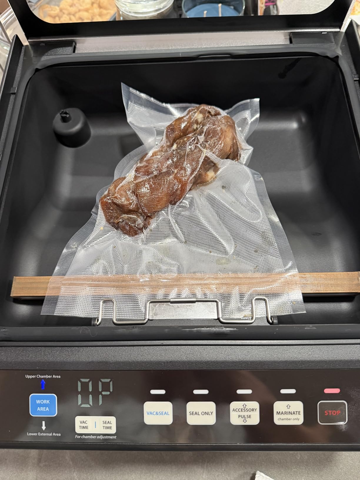 DualCore CVS101 Chamber Vacuum Sealer for Liquids & Sous Vide, 6L Dual Vacuum Zones & Extra-Wide Bag Clamp, 230W Dual-Core Dry Pump x4, Commercial-Grade Food Packaging Machine for Home Use customer photo 2