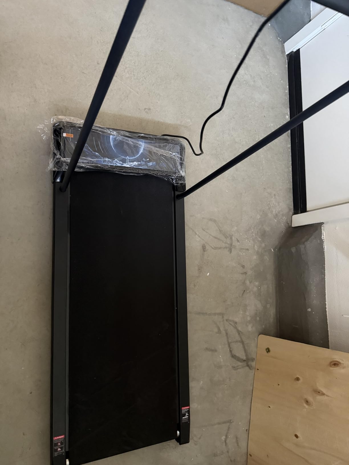 Under Desk Treadmill with Incline, Portable Walking Pad with Handlebar customer photo 1