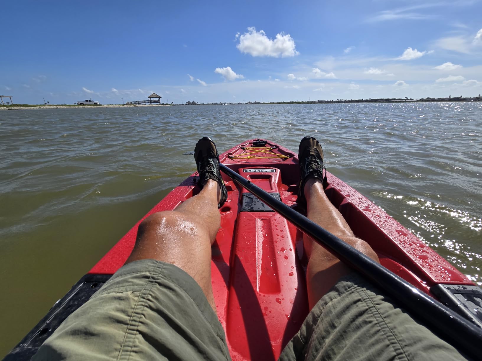 Lifetime Lockport 94 Modular Sit-on-Top Kayak with Paddle, Two-Piece Design with SlideLock System, Rod Holders, Adjustable Seat customer photo 2