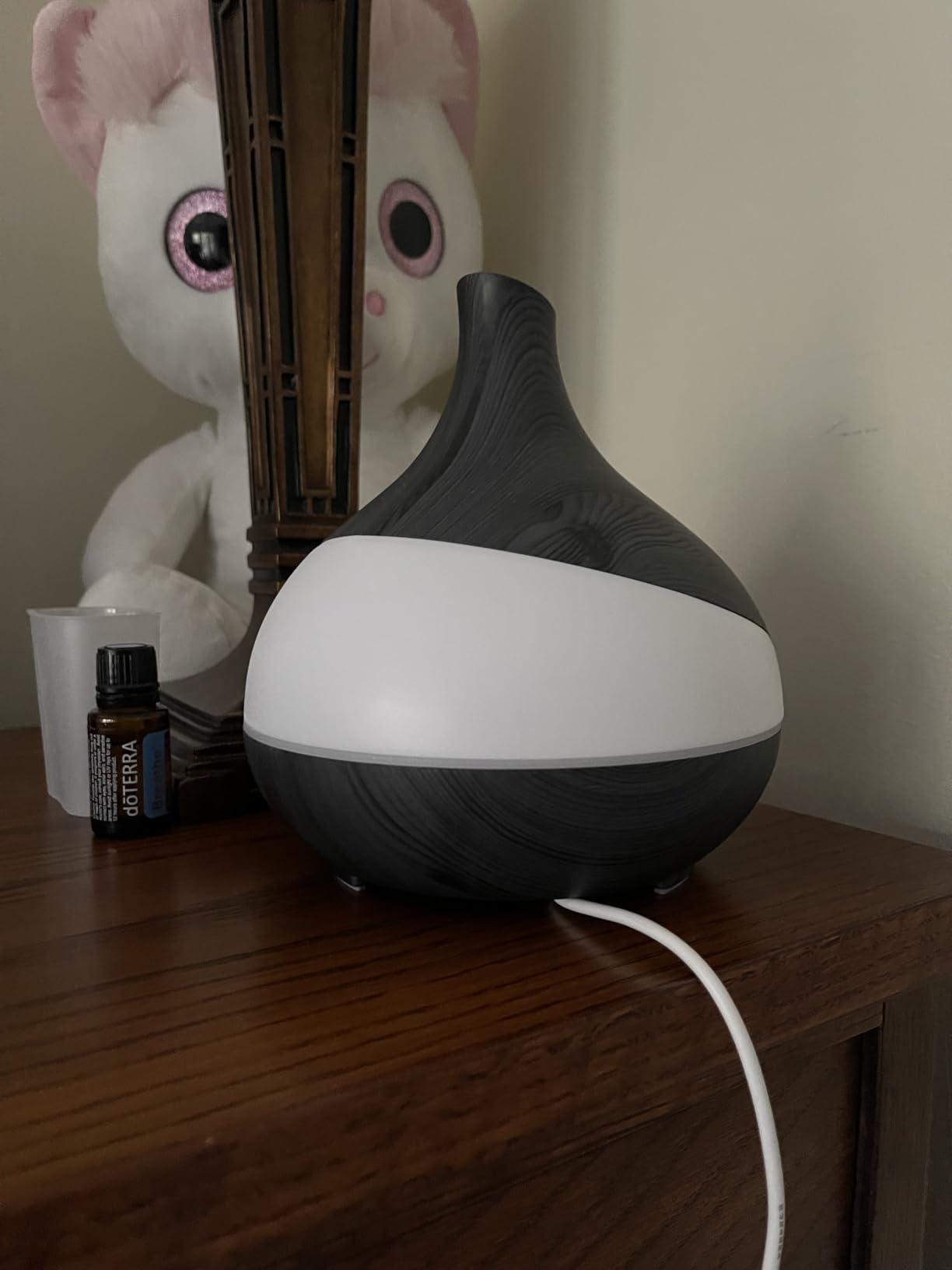 HJTHJT 500ML Essential Oil Diffuser for Home: 14 Color LED Humidifier | 2 Mist Modes (30/60ml/h) Aromatherapy Diffuser for Hotel Spa & Yoga - Remote & Night Light - Auto Shut-Off for Bedroom customer photo 2