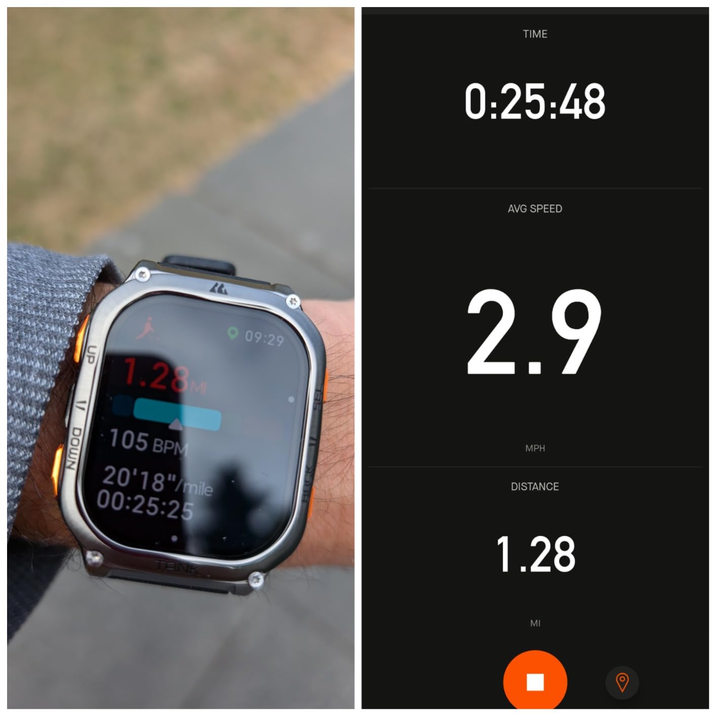 Smart Watch with GPS, Rugged Outdoor Fitness Watch, 3D Curved Glass | 1.64