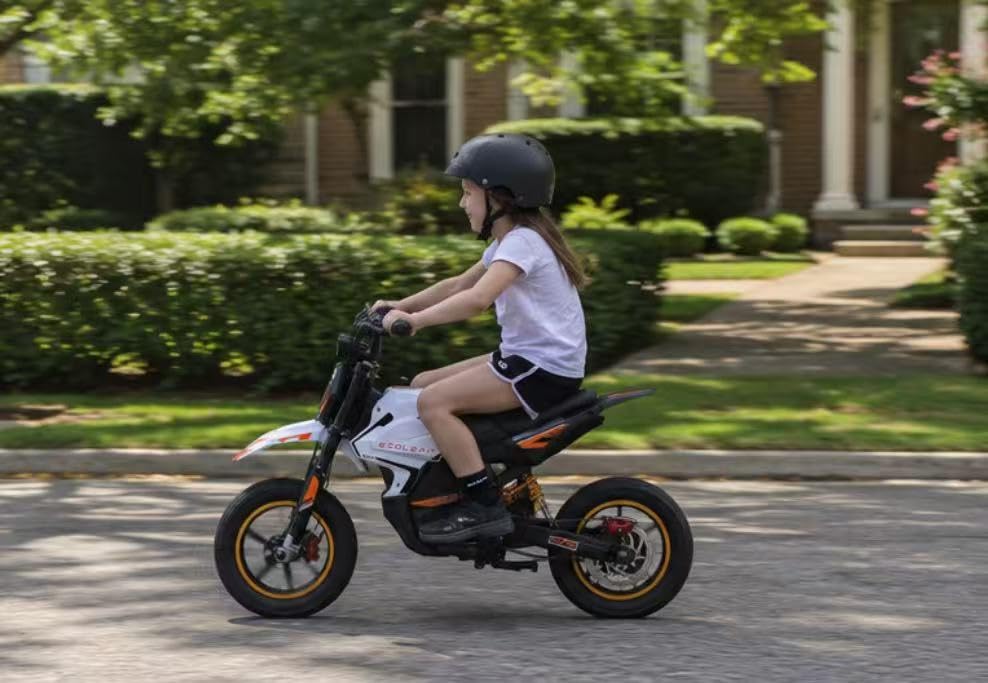 K2 Kids Electric Dirt Bike, 36V 850W Peak Motor, 20 MPH, 18-Mile Range, 3-Speed Modes, Dual Suspension & Disc Brake customer photo 2