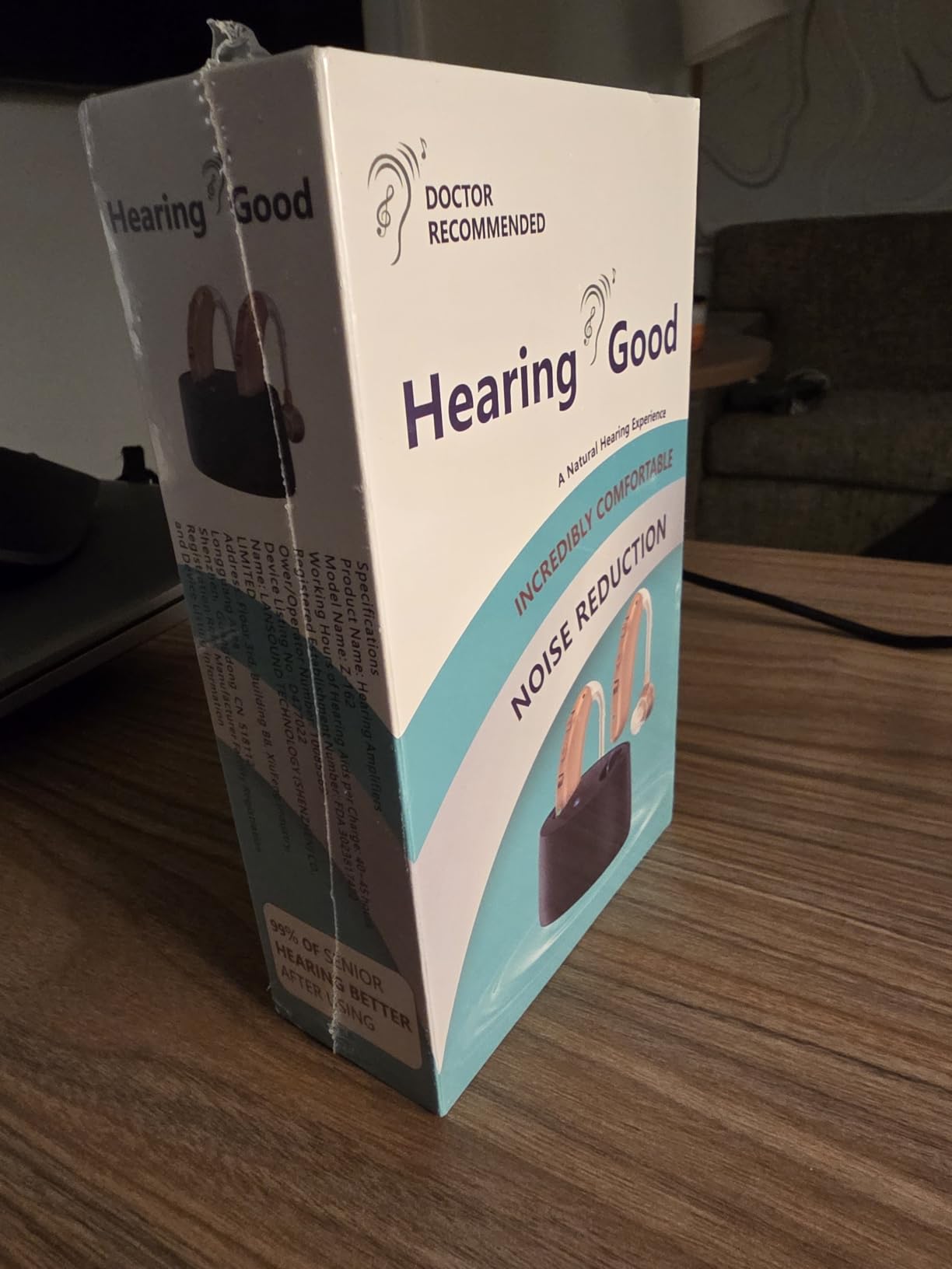 Hearing Aids for Seniors with Bluetooth - Pocket Hearing Amplifier, LED Display, 4 Modes, 45H Battery, Noise Reduction Personal Sound Amplifier for Hearing Loss Adults customer photo 2