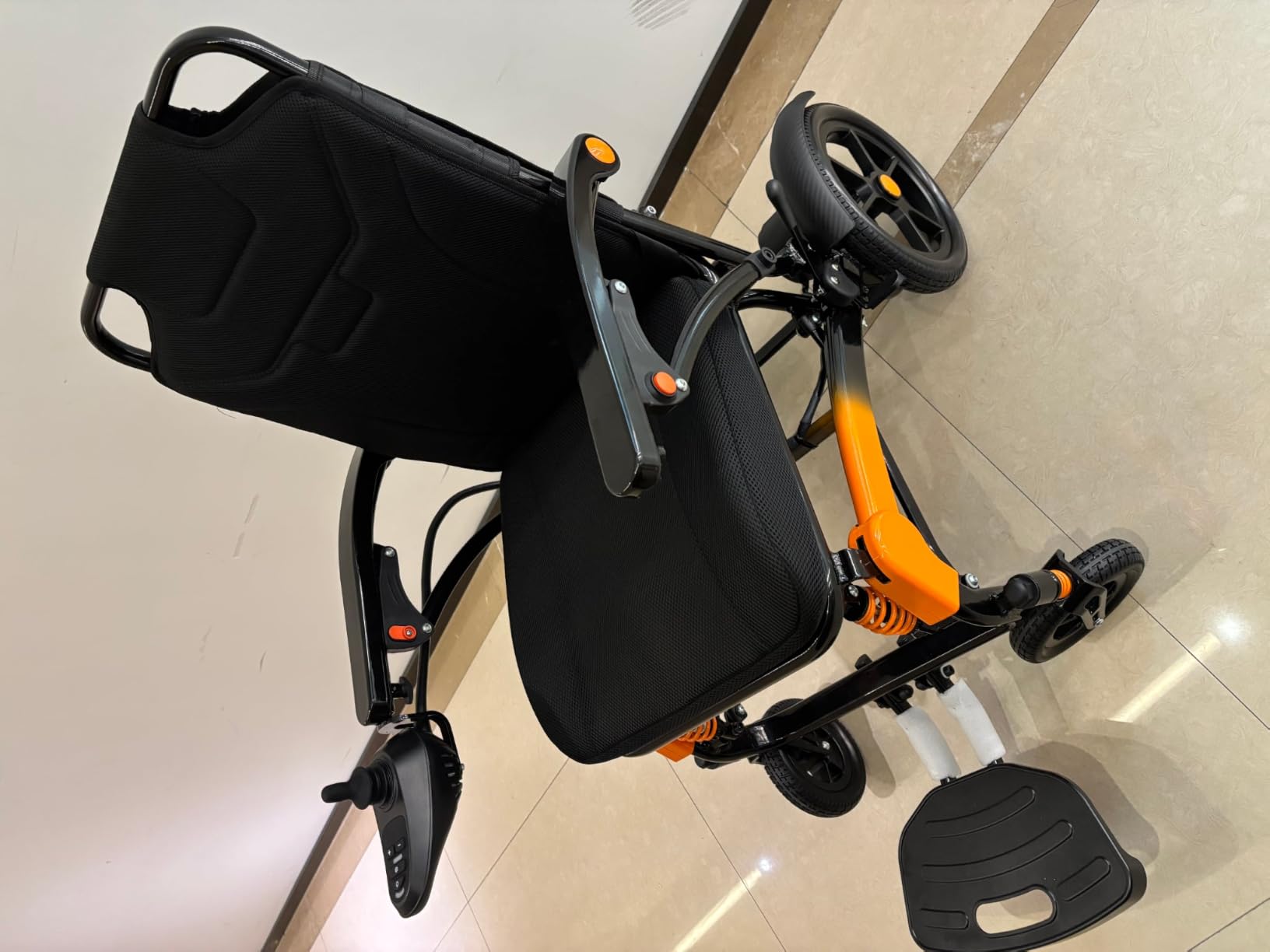 39LB Electric Wheelchairs for Seniors Ultra Lightweight, 25 Miles Long Travel Range Motorized Wheelchair, All Terrain Compact Portable Power Wheelchair, Foldable Mobility Scooter for Adults customer photo 1
