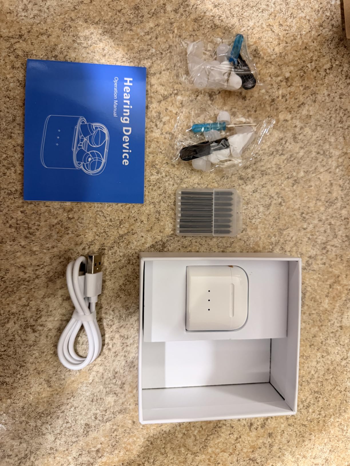 Hearing Aids for Seniors, Hearing Aid Rechargeable for Hearing Loss, Personal Hearing Amplifier with Volume Control and Portable Magnetic Charging Case, Noise Canceling Hearing Aids customer photo 2