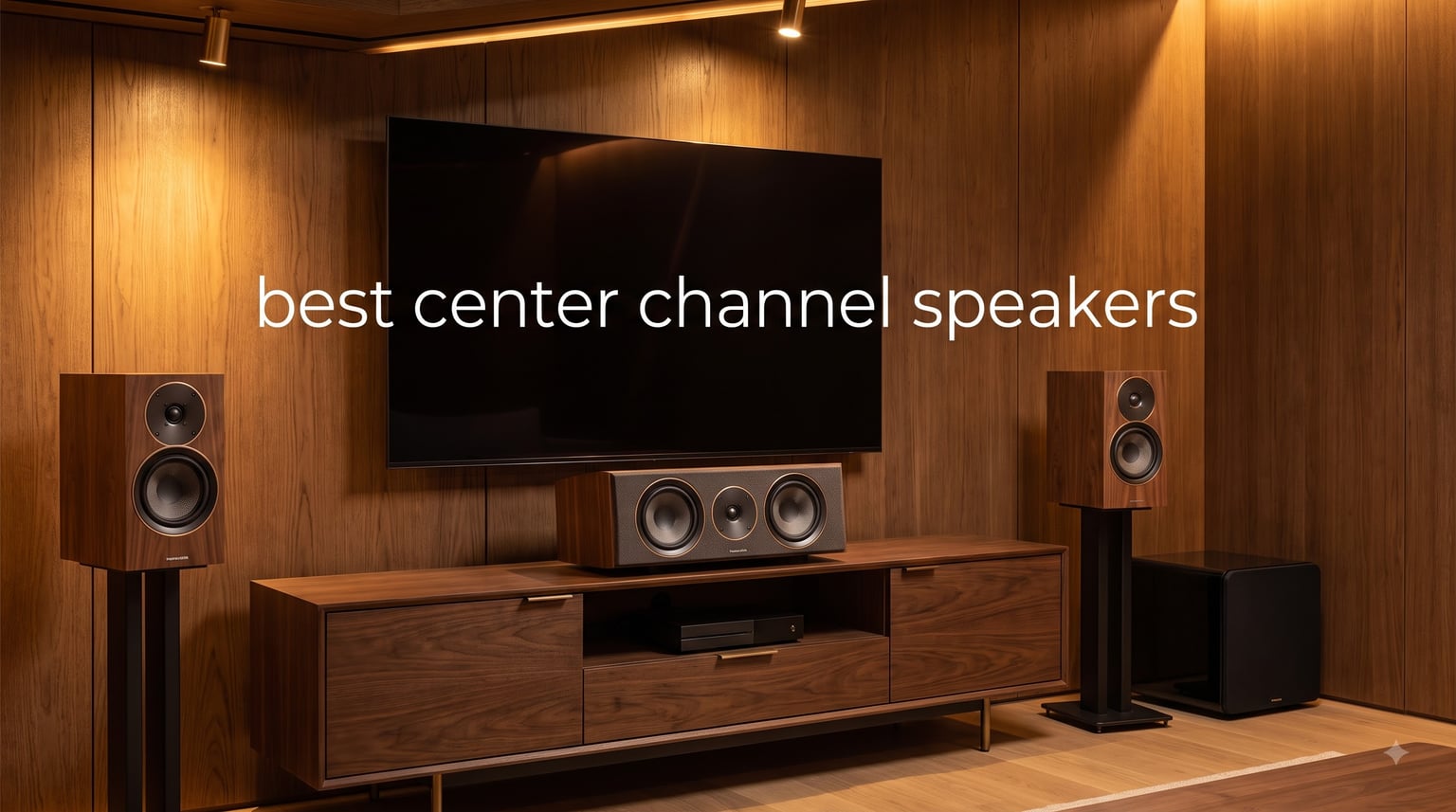 best center channel speakers