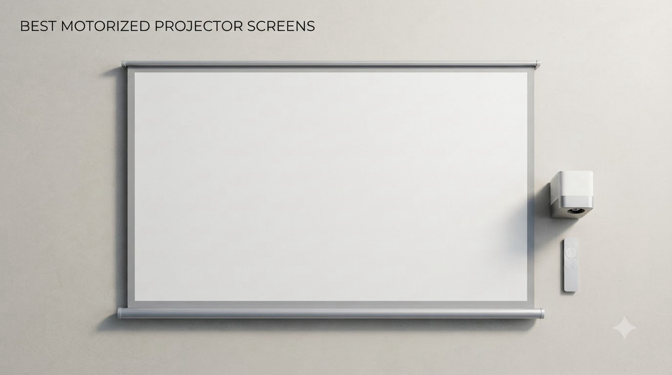 best motorized projector screens