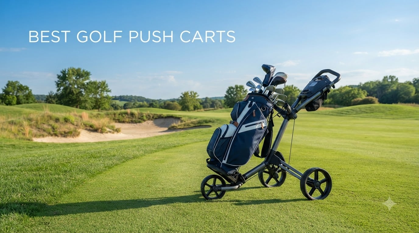 best golf push carts