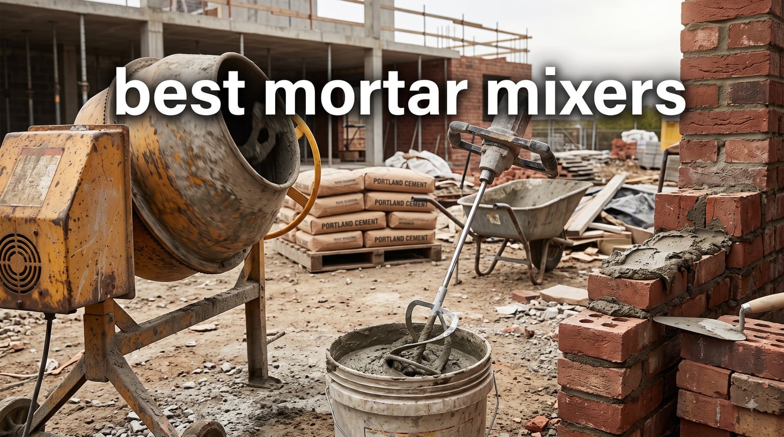 best mortar mixers