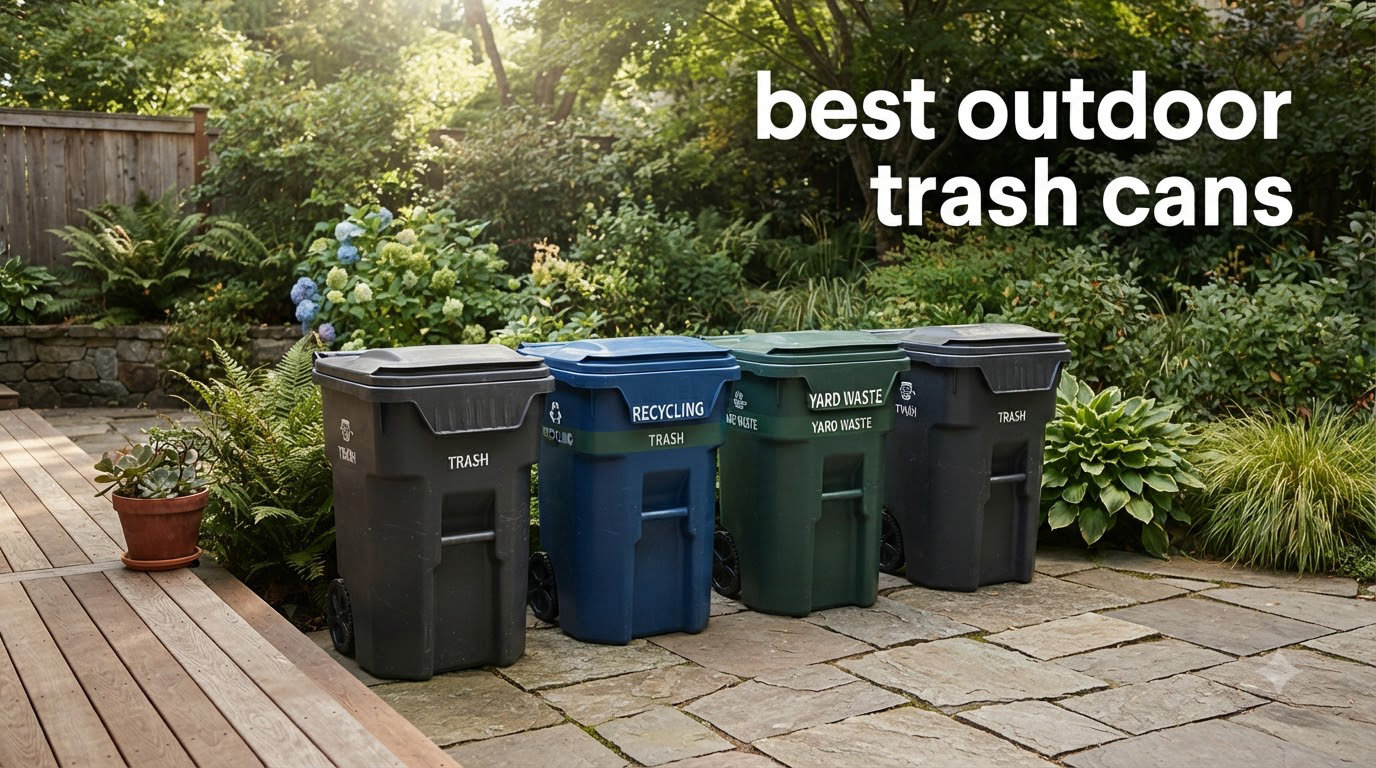 best outdoor trash cans
