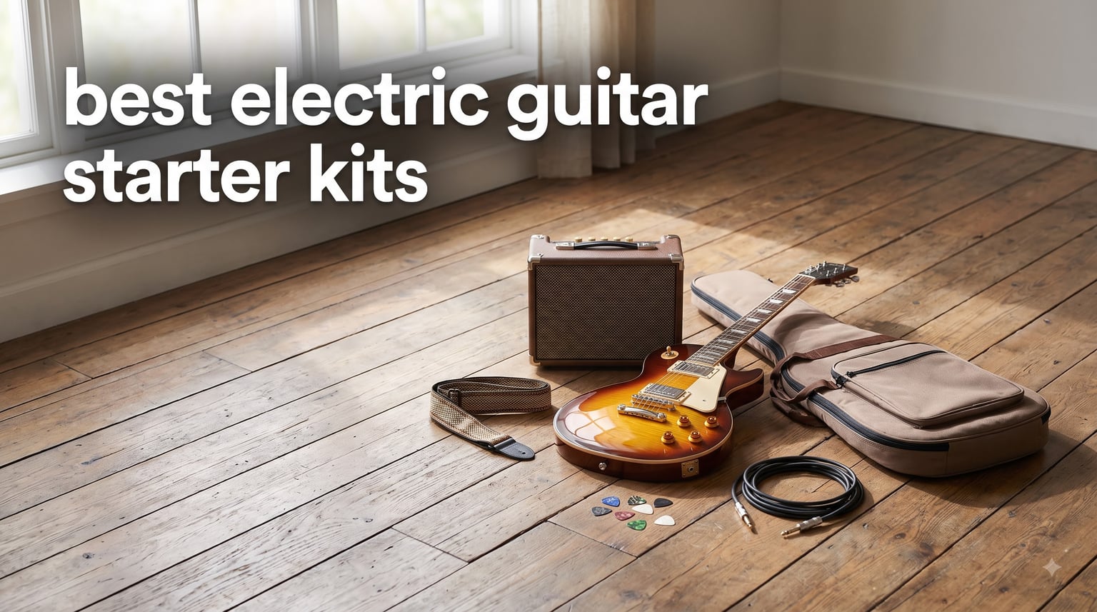 best electric guitar starter kits