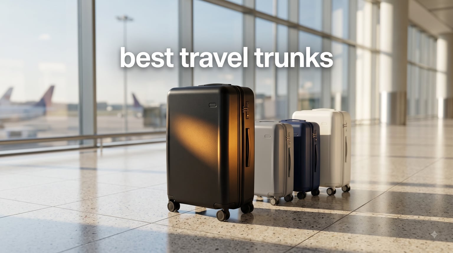 best travel trunks
