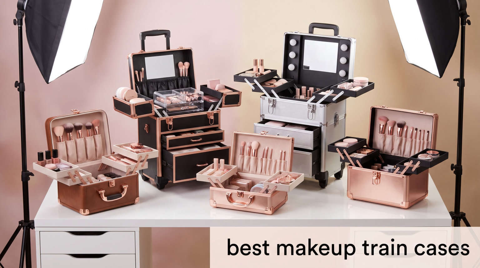 best makeup train cases