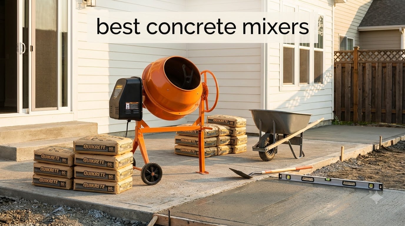 best concrete mixers
