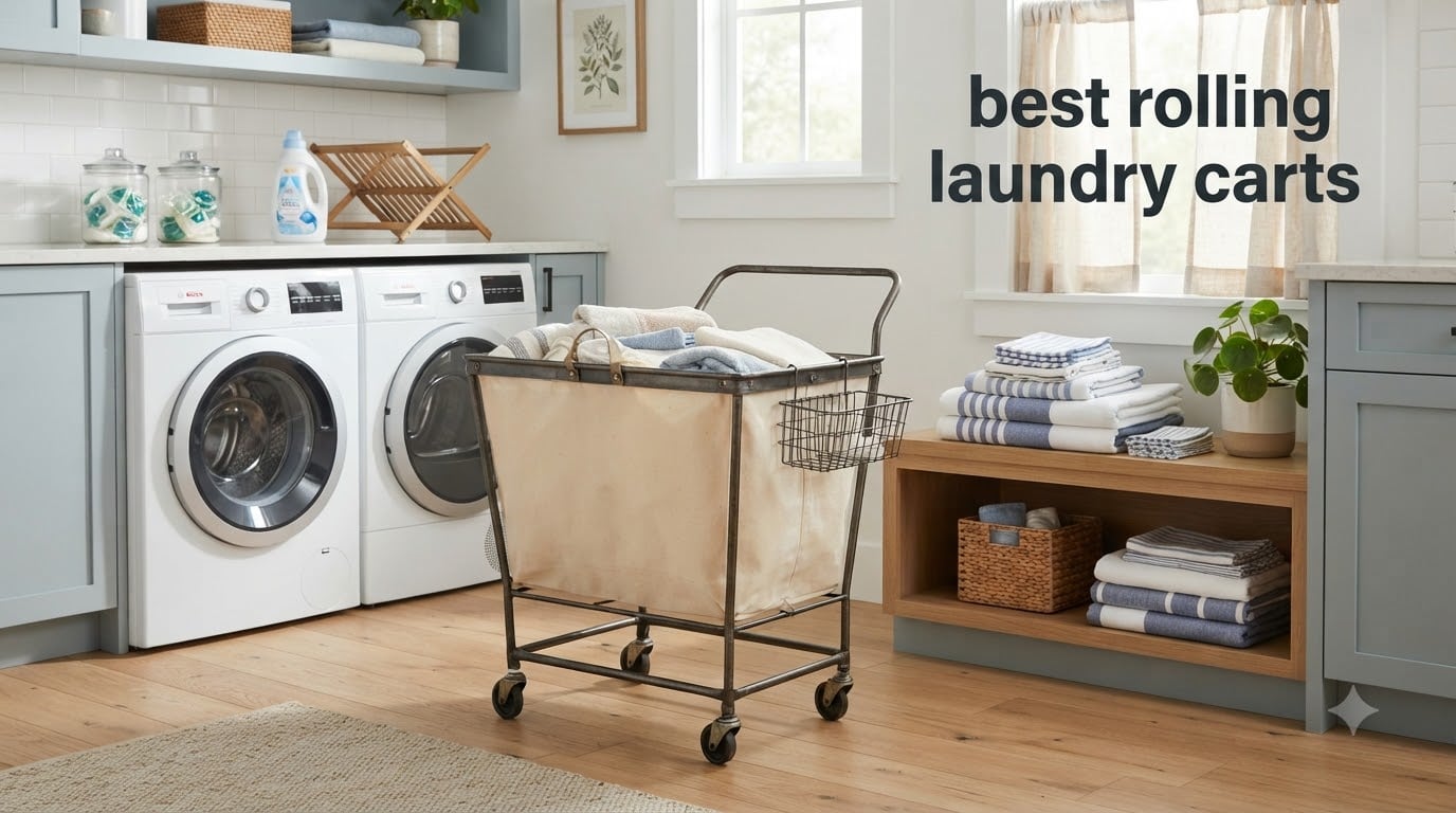 best rolling laundry carts