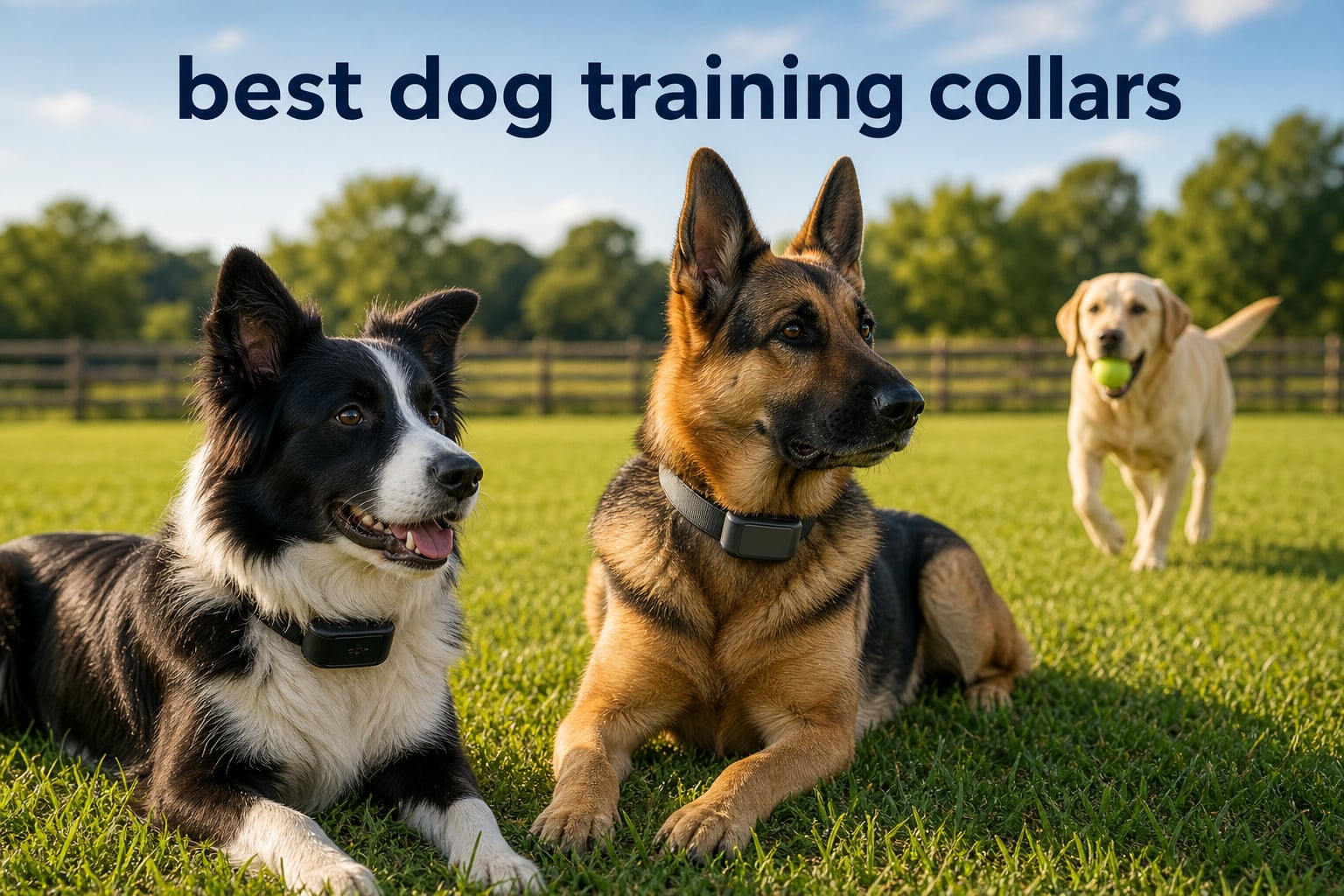 best dog training collars