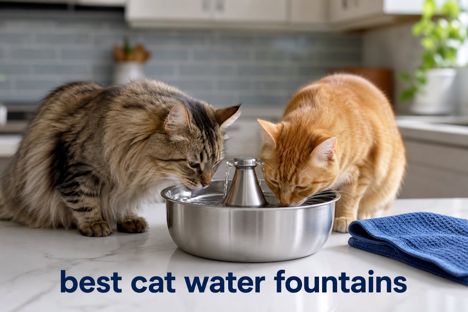 best cat water fountains