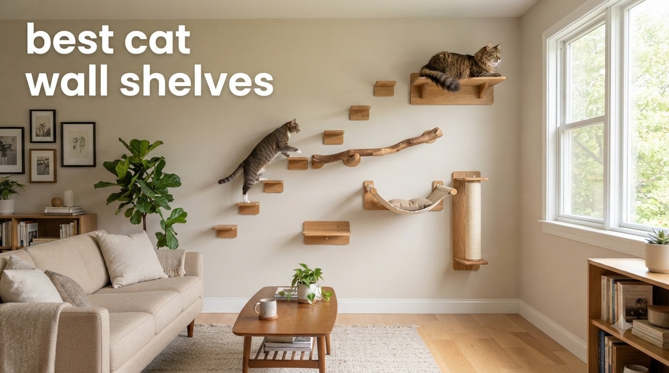 best cat wall shelves
