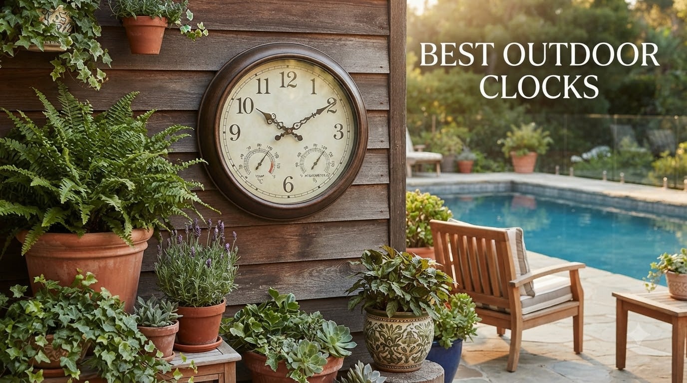 best outdoor clocks