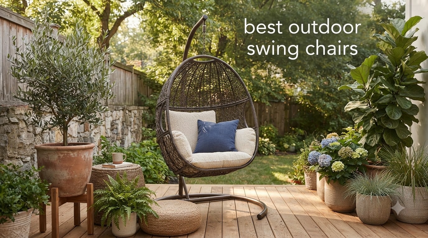 best outdoor swing chairs