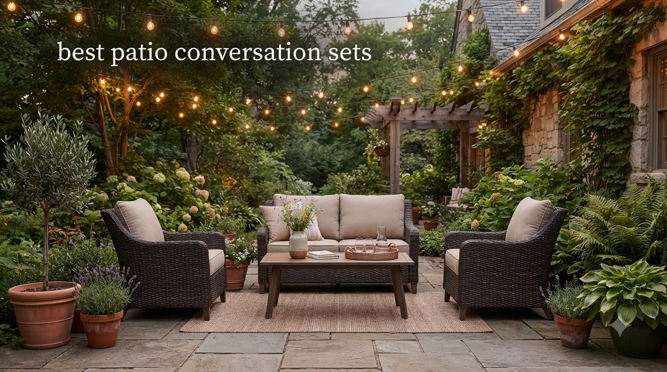 best patio conversation sets