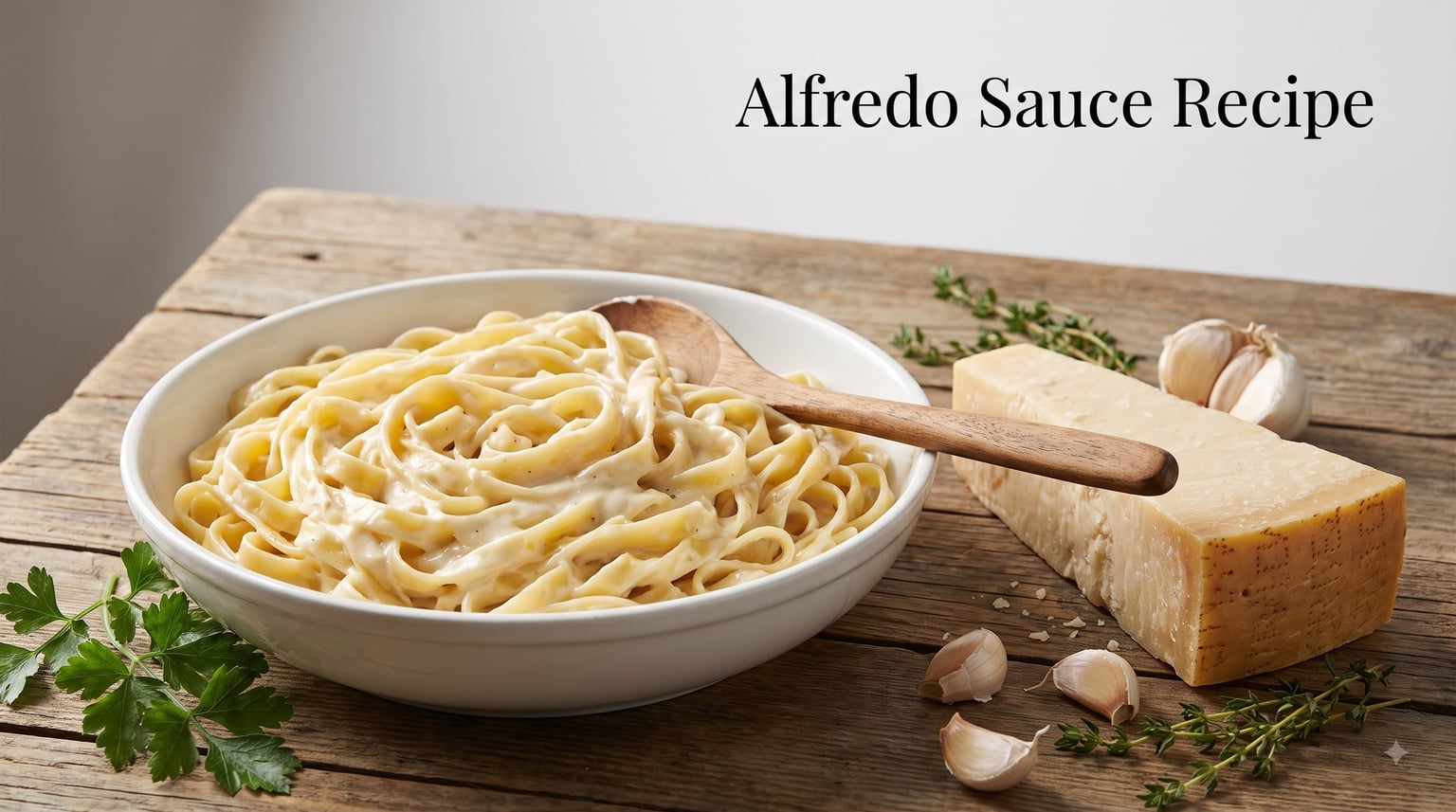 Alfredo Sauce Recipe