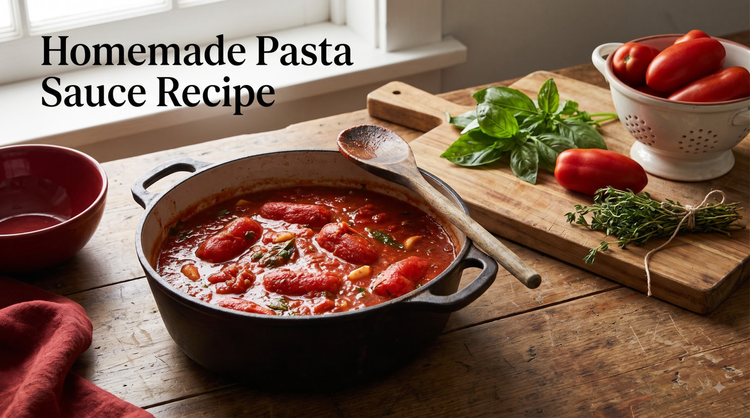 Homemade Pasta Sauce Recipe