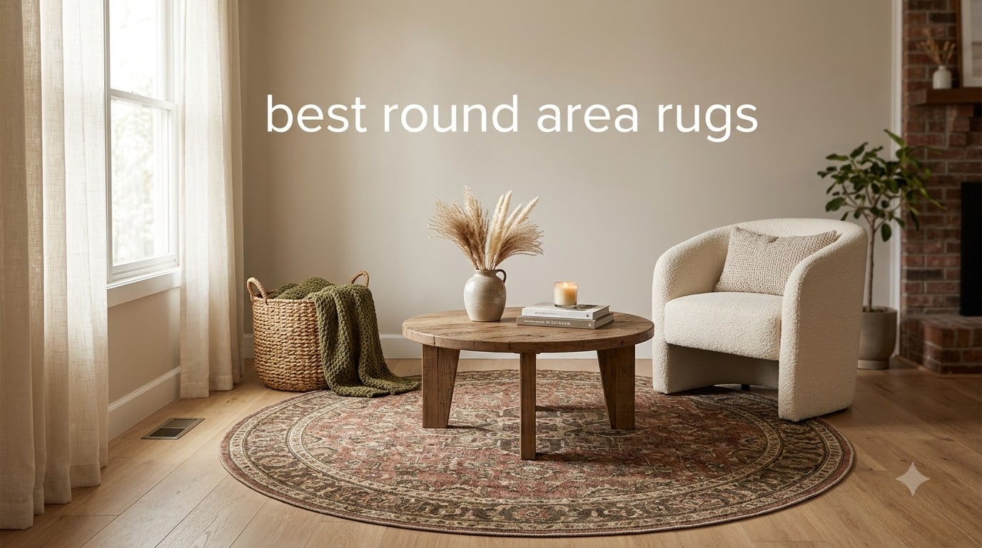 best round area rugs