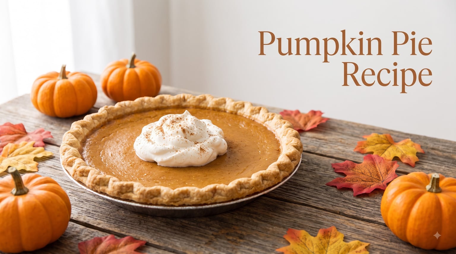 Pumpkin Pie Recipe