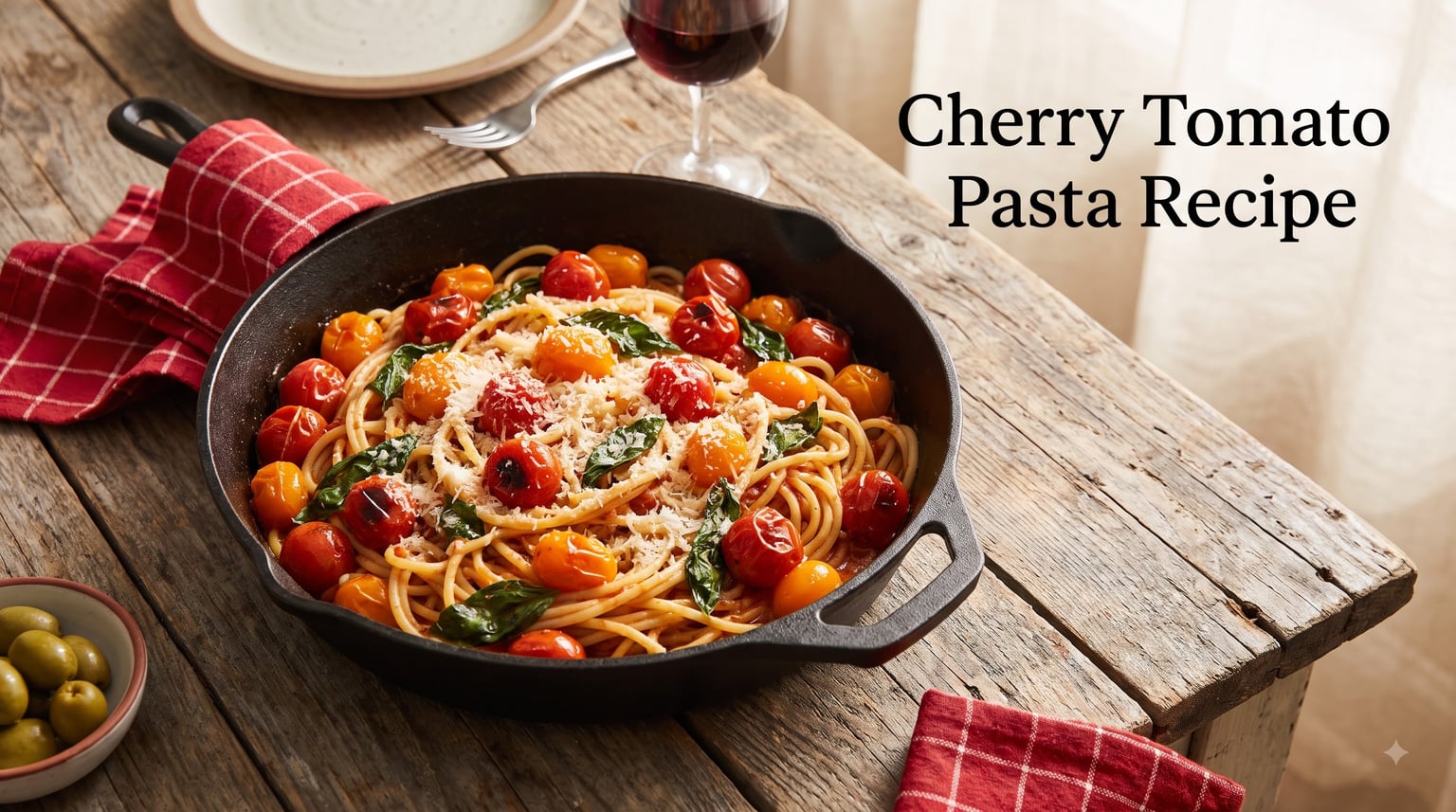 Cherry Tomato Pasta Recipe