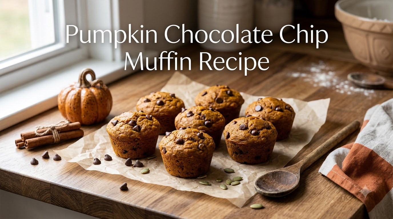 Pumpkin Chocolate Chip Muffin Recipe